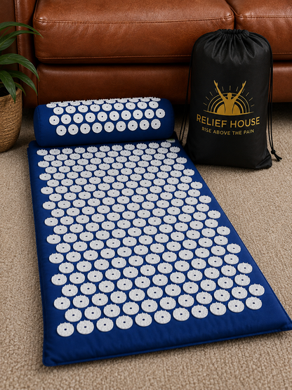 Relief House™ The Spine Reset (Acupressure Mat & Pillow Set)