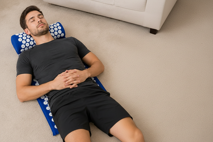 Man on Acupressure Mat